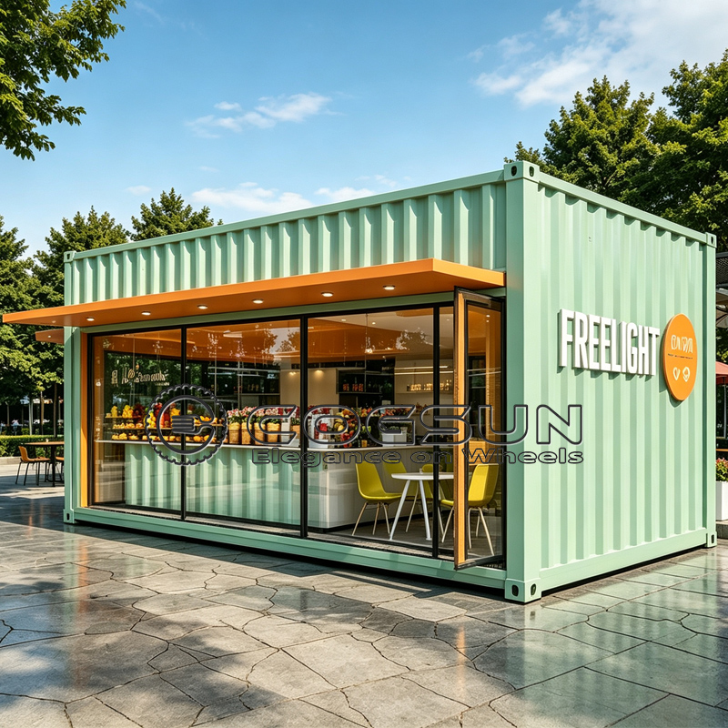 Coffee Equipment Stores - 코그선 모던 컨테이너 상업용 매장 야외
