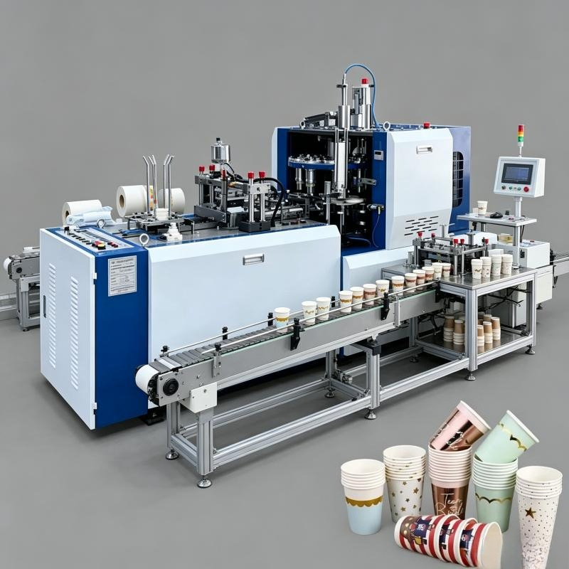 Equipment Of Coffee Machine - 상업용 일회용 종이컵 제조기 커피컵 성형기