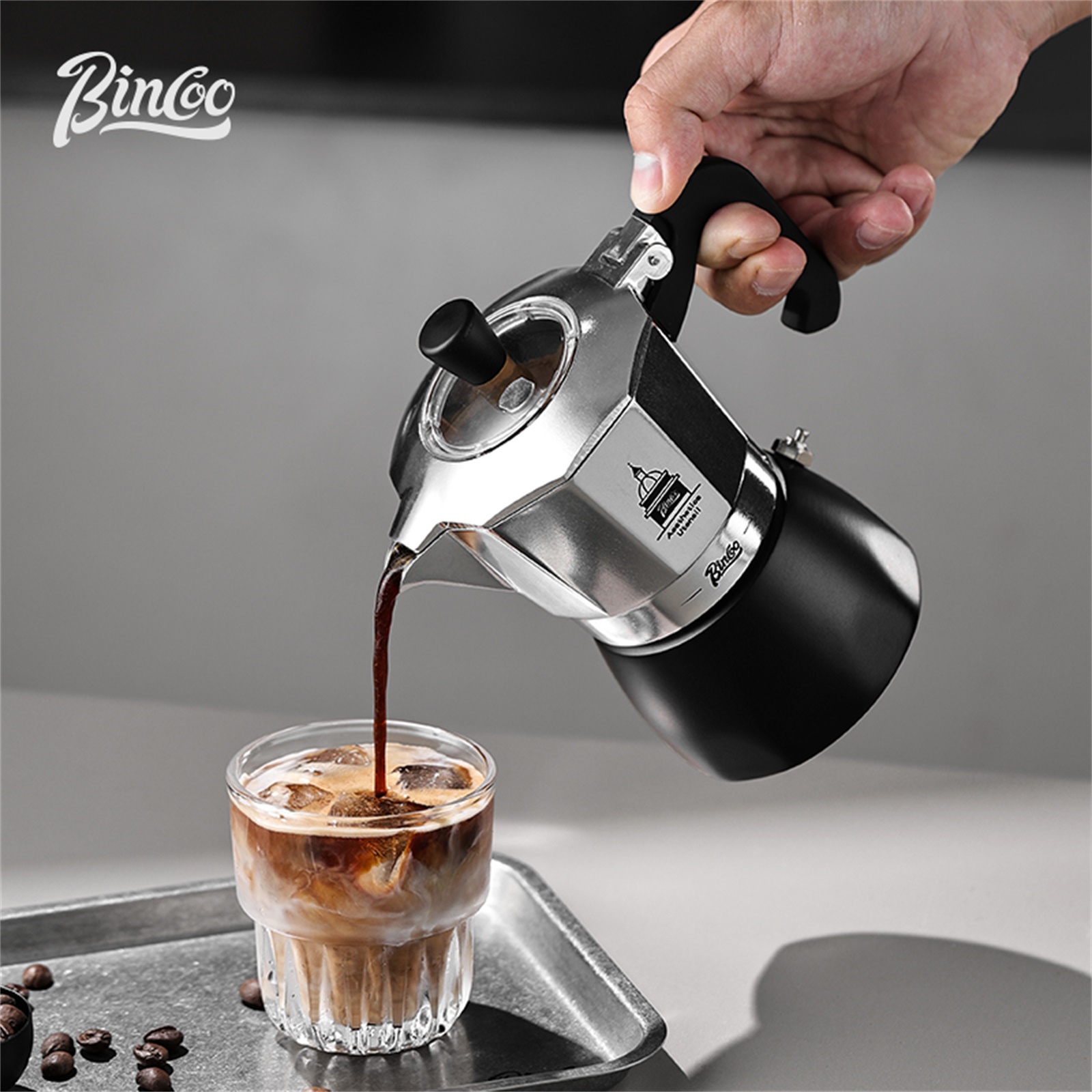 Coffee Equipment Machine - BINCOO 더블 밸브 모카 포트, 에스프레소
