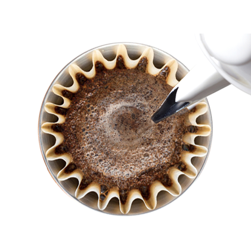 Coffee Equipment Machine - 50개입 볼 모양 1-4컵용 무표백 목재펄프