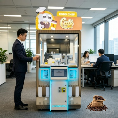 Coffee Equipment Stores - 상업용 커피 자판기 자동 교반 분말
