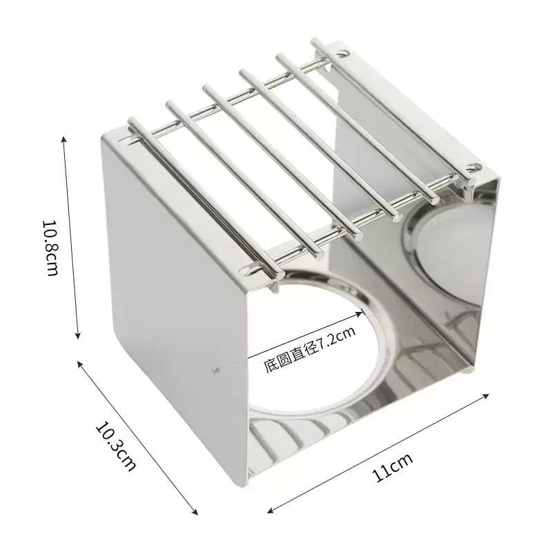 Coffee Equipment For Camping - 스테인리스 스틸 사각 커피 스토브 스탠드,
