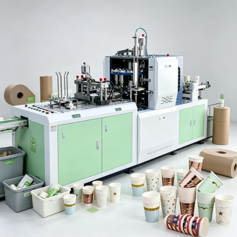 Equipment Of Coffee Machine - 고속 전자동 종이컵 제조기 일회용 커피컵