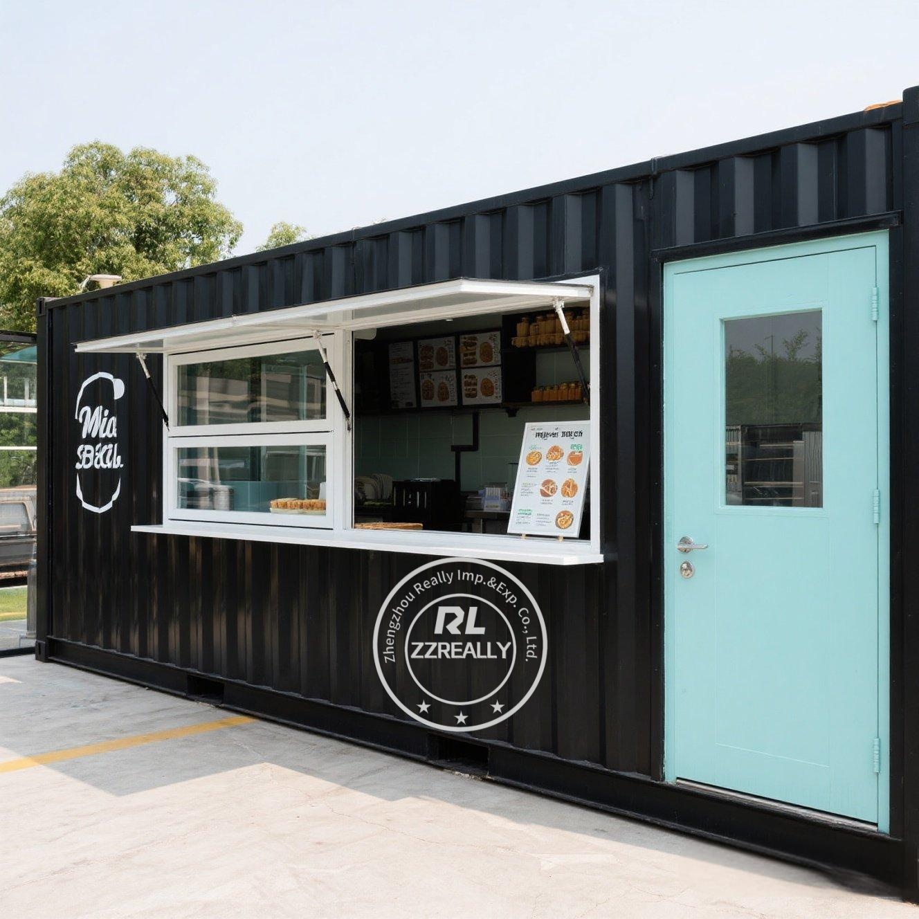 Coffee Equipment Stores - 완비된 주방을 갖춘 20피트 컨테이너 커피숍,