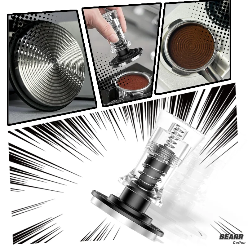 BEARR 커피 더블 스프링 커피 파우더 아크릴 핸들  - Coffee Equipment Kit 리뷰 및 가격