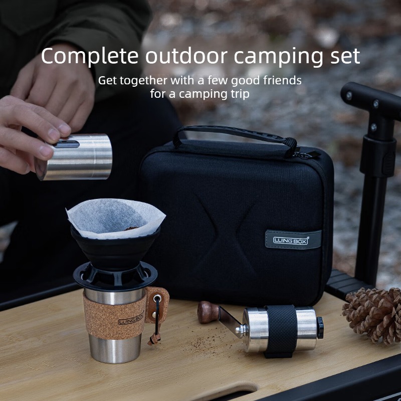 304 스테인리스 스틸 식기류 경량 휴대용 여행 장비  - Coffee Equipment For Camping 리뷰 및 가격