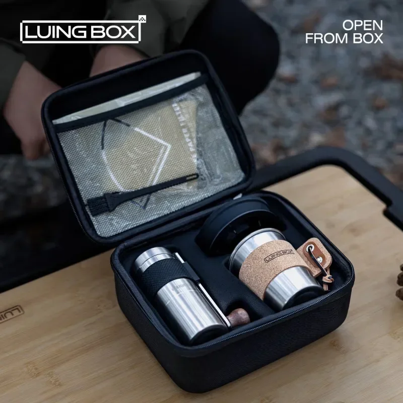 야외 캠핑 1인용 핸드브루 커피 세트 304 스테인리스 - Coffee Equipment For Camping 리뷰 및 가격