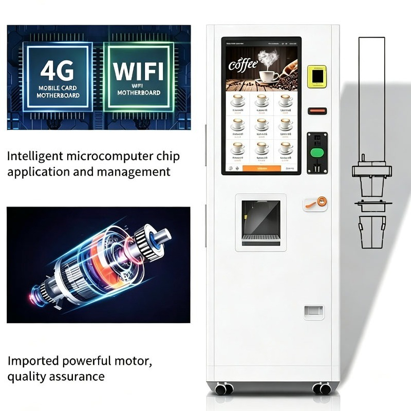 커피 자판기 갓 갈아 놓은 원두를 컵에 담아주는 셀프  - Equipment Of Coffee Machine 리뷰 및 가격