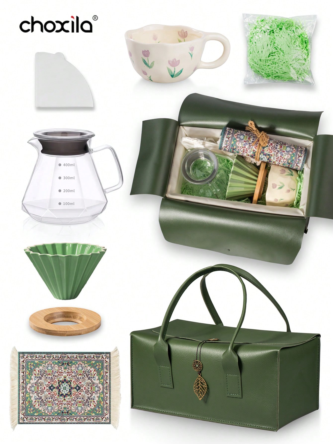 8피스 푸어 오버 커피 세트, 휴대용 커피 메이커 키트 - Coffee Equipment Kit 리뷰 및 가격