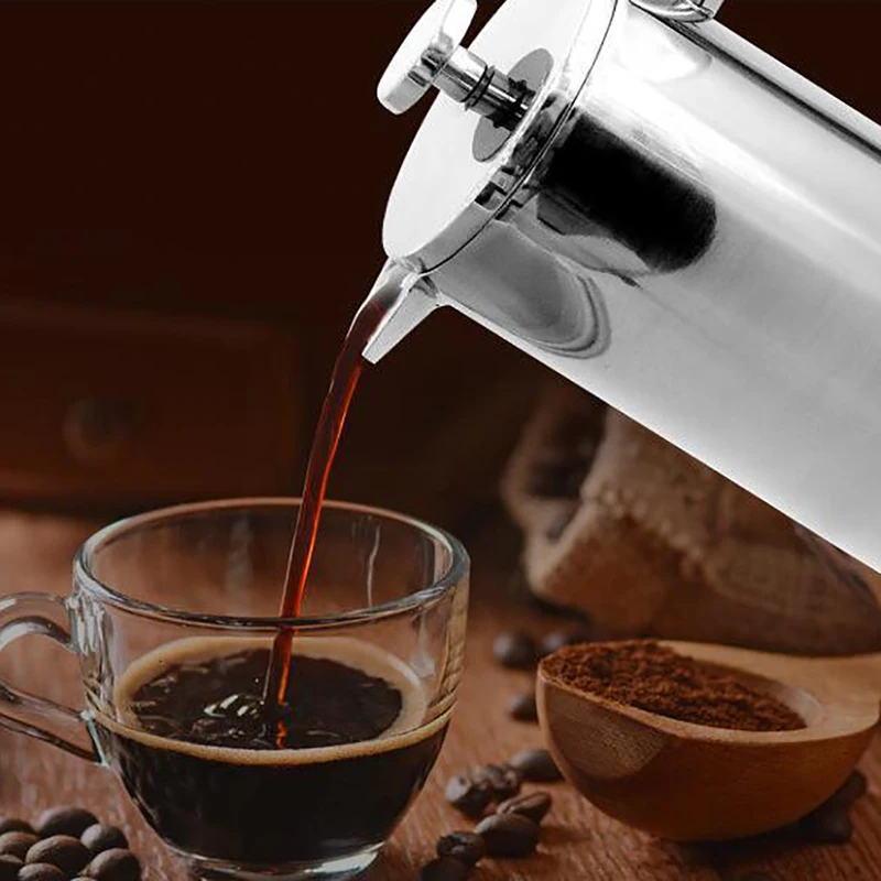 이중벽 단열 커피 포트 필터 내열 프렌치 프레스 커피  - Coffee Equipment For Camping 리뷰 및 가격